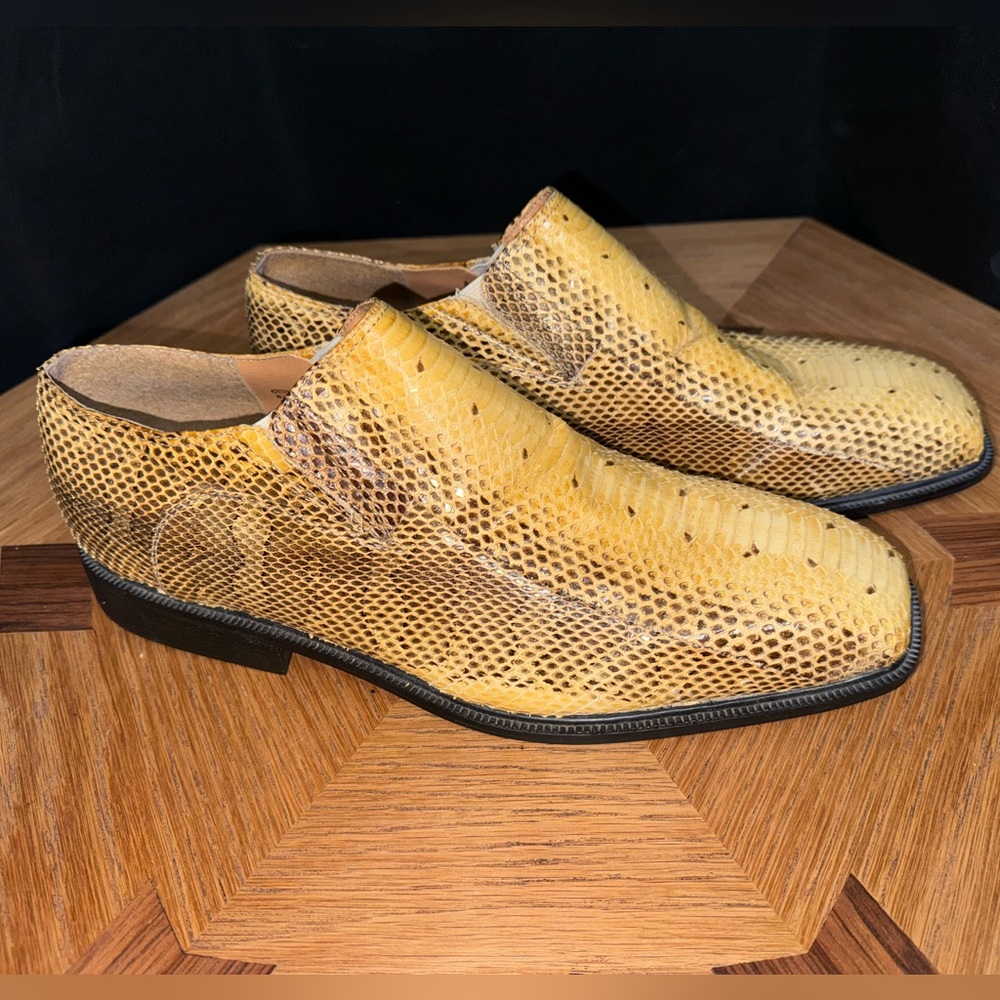 Giorgio Brutini Genuine Snake Skin Dress Shoes Mens Size 13